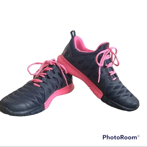 Reebok ZRX Tr Blue/Pink Trainers Fitness sneakers 7 - Picture 2 of 8